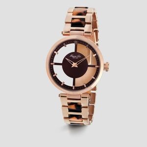 Tortoise shell Kenneth Cole watch
